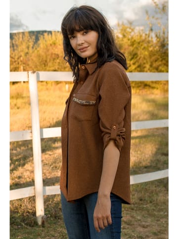 Milan Kiss Blouse bruin