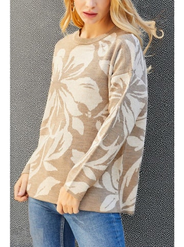 LA Angels Pullover in Beige/ Creme