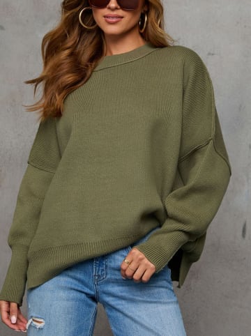 Milan Kiss Pullover in Khaki