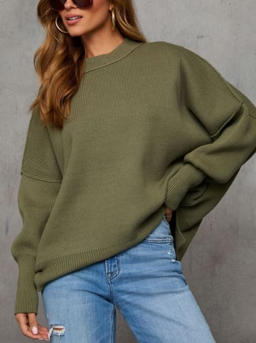 Milan Kiss Pullover in Khaki