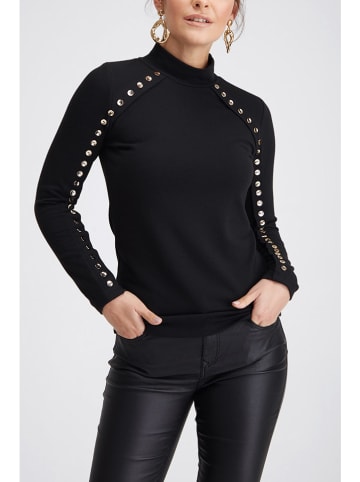 Milan Kiss Longsleeve in Schwarz