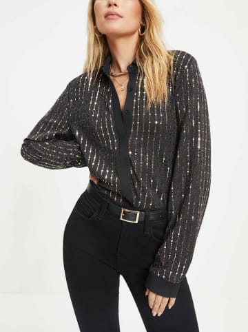 Milan Kiss Blouse zwart/goudkleurig