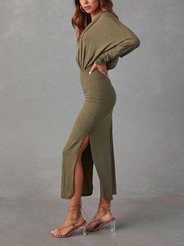 Milan Kiss Kleid in Khaki