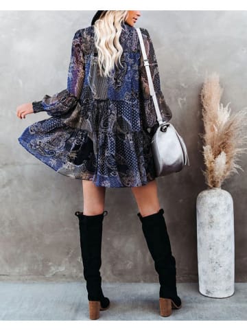 Milan Kiss Kleid in Dunkelblau