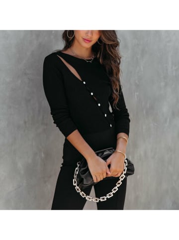 Milan Kiss Longsleeve in Schwarz