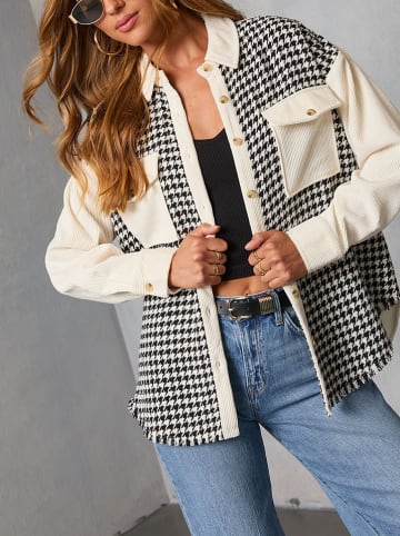 Milan Kiss Bluzka w kolorze biało-czarnym