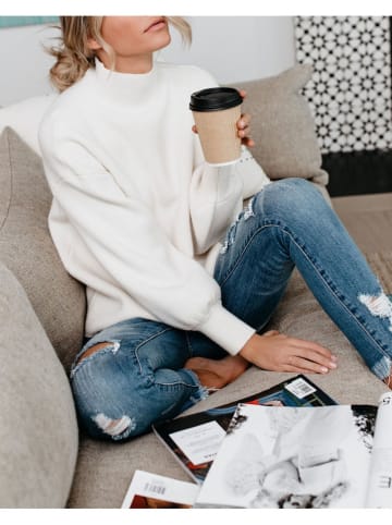 Milan Kiss Pullover in Creme