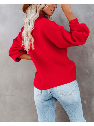 Milan Kiss Pullover in Rot