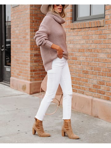 Milan Kiss Rollkragenpullover in Rosa