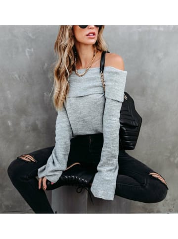 Milan Kiss Pullover in Grau
