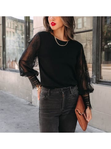 Milan Kiss Bluse in Schwarz