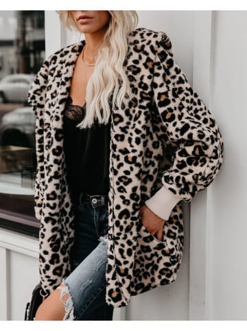 Milan Kiss Teddyjacke in Creme