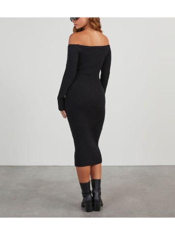 Milan Kiss Strickkleid in Schwarz