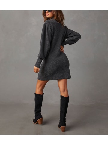 Milan Kiss Strickkleid in Anthrazit