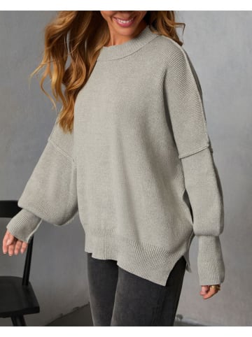 Milan Kiss Sweter w kolorze szarym