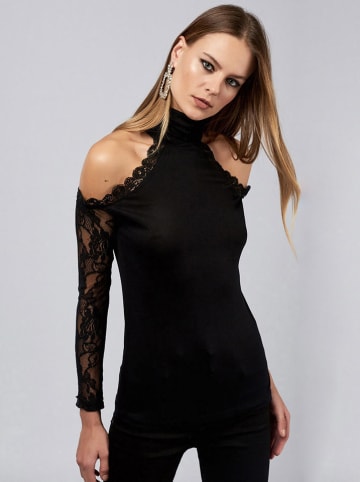 Milan Kiss Bluse in Schwarz