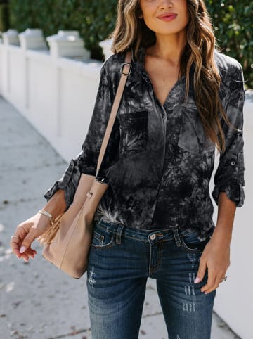 Milan Kiss Bluse in Schwarz