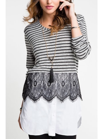 Milan Kiss Koszulka w kolorze czarno-szarym