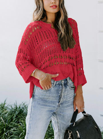 Milan Kiss Pullover in Rot