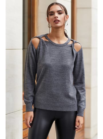 Milan Kiss Pullover in Grau