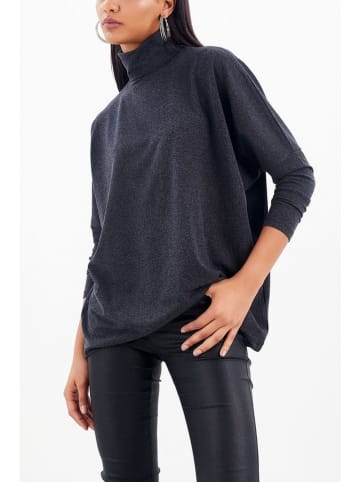 Milan Kiss Koszulka w kolorze antracytowym