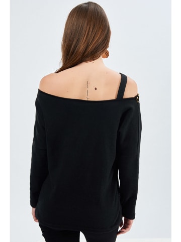 Milan Kiss Bluse in Schwarz