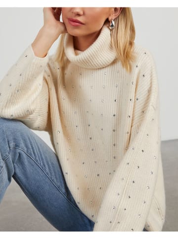 Milan Kiss Rollkragenpullover in Creme