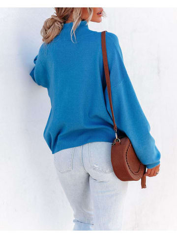 Milan Kiss Pullover in Blau