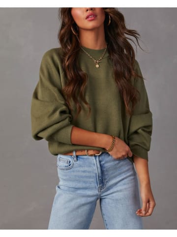 Milan Kiss Sweter w kolorze khaki