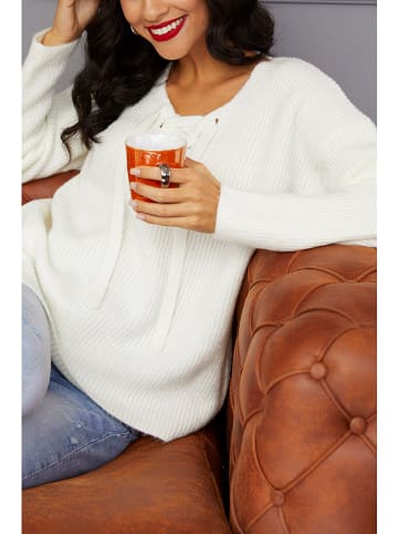 Milan Kiss Pullover in Creme