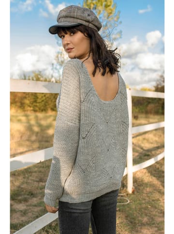 Milan Kiss Pullover in Grau