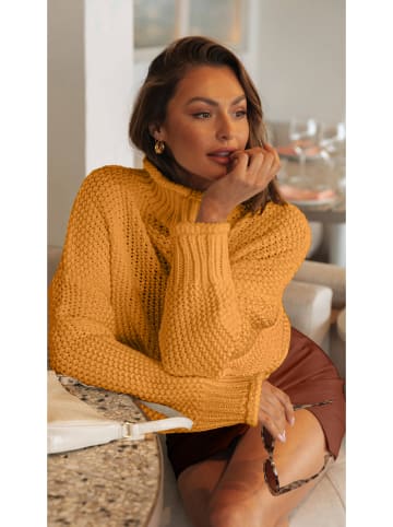 Milan Kiss Rollkragenpullover in Senf