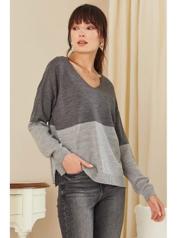 Milan Kiss Pullover in Grau