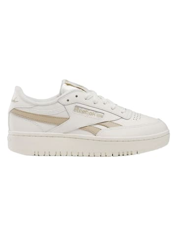 Reebok Leder-Sneakers "Club C Double Revenge" in Weiß/ Beige