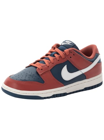 Nike Leren sneakers "Dunk Low" rood/donkerblauw