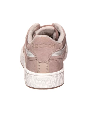 Reebok Leder-Sneakers in Rosa/ Beige
