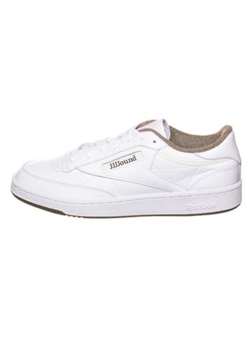 Reebok Skórzane sneakersy "Club C 85" w kolorze białym