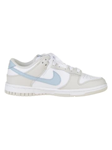 Nike Leren sneakers "Dunk Low" wit/grijs/lichtblauw