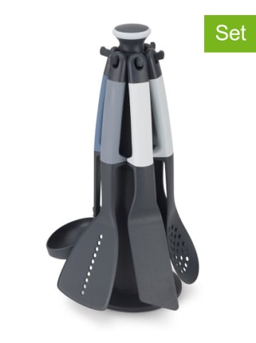 JosephJoseph 7-delige keukenhulpjescarrousel "Elevate" blauw