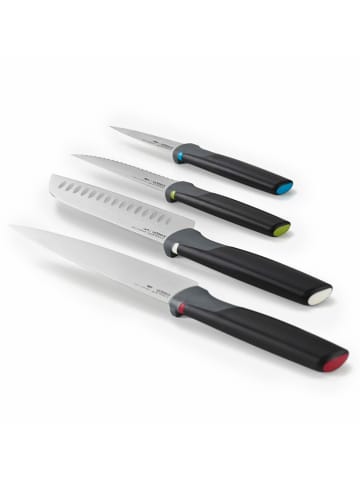 JosephJoseph 9tlg. Schneidebrett-Set "Folio Plus" in Bunt - (B)33 x (H)10 x (T)32 cm