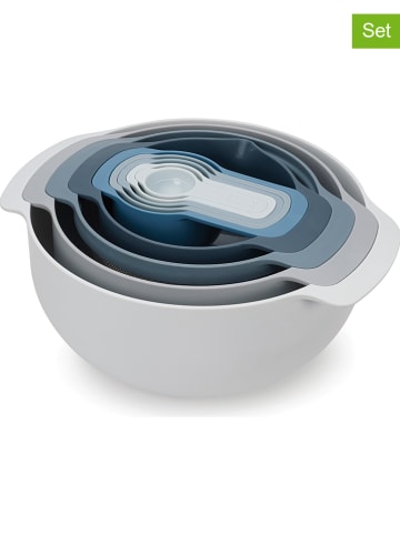 JosephJoseph 9-delige bakaccessoireset "Nest" lichtblauw/grijs