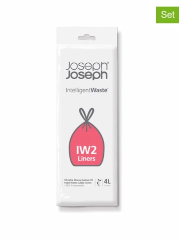 JosephJoseph 2er-Set: Abfalltüten in Schwarz - 2x 50 Stück