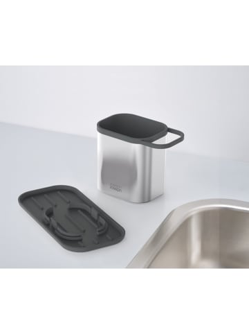 JosephJoseph Organizer w kolorze srebrno-czarnym do zmywania naczyń - 13 x 23 x 11,3 cm