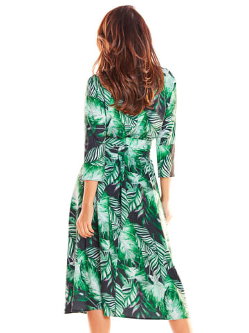 Awama Kleid in Grün/ Bunt