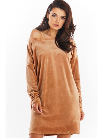Awama Kleid in Beige