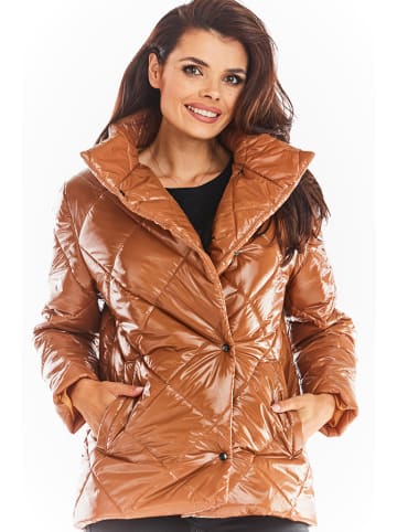 Awama Winterjas lichtbruin