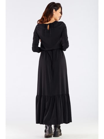 Awama Kleid in Schwarz