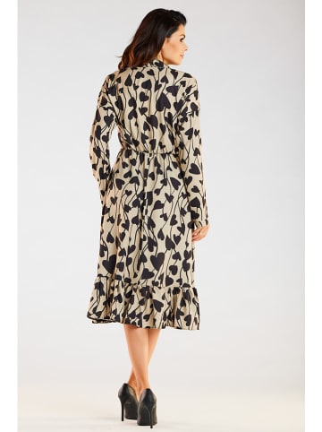 Awama Kleid in Beige