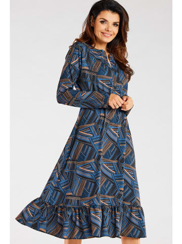 Awama Sukienka w kolorze granatowym