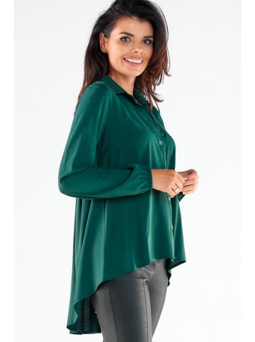 Awama Bluse in Petrol